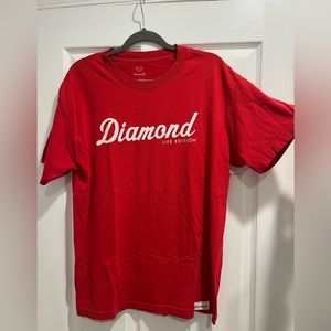 Diamond life edition red men’s T-shirt.